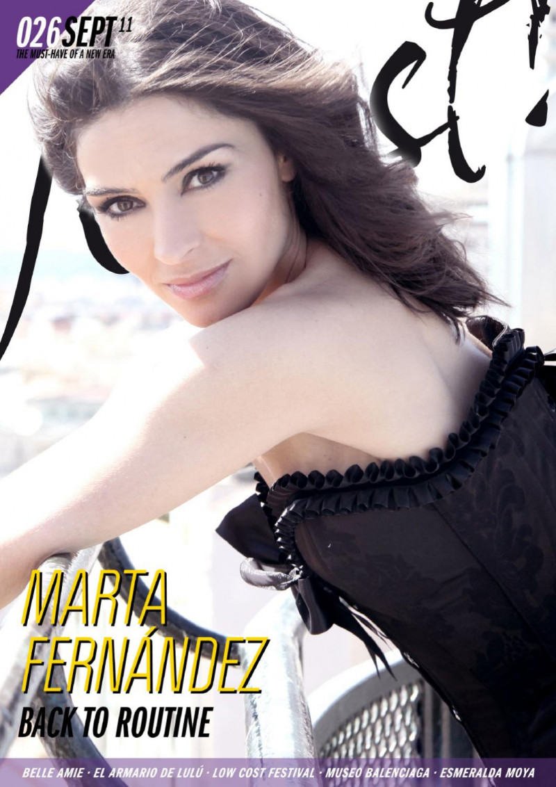 Marta Fernandez featured on the Must Spain cover from September 2011