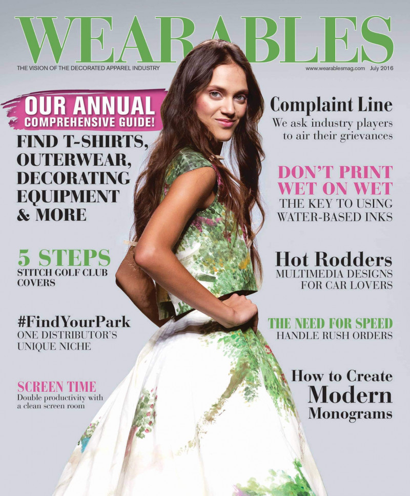 Dalianah Arekion featured on the Wearables cover from July 2016