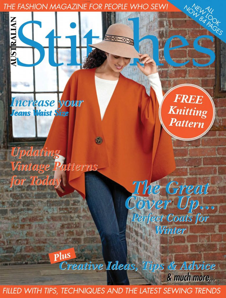  featured on the Australian Stitches cover from April 2017