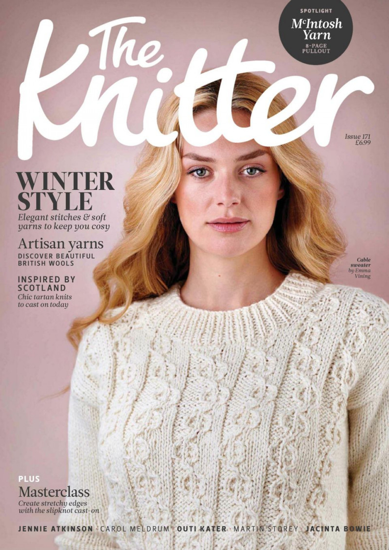  featured on the The Knitter cover from December 2021