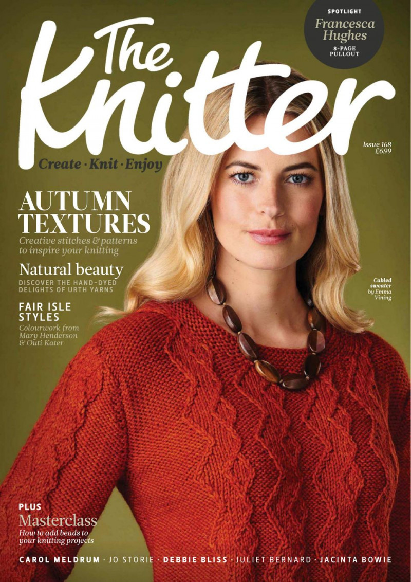  featured on the The Knitter cover from September 2021