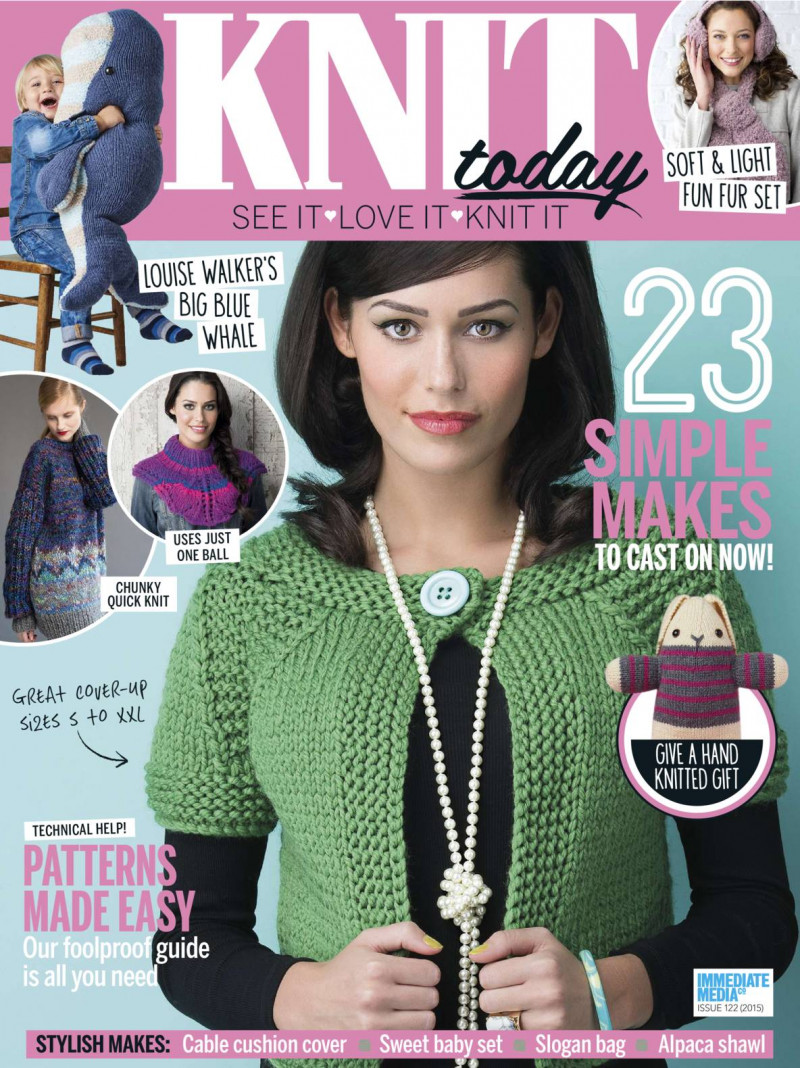  featured on the Knit Today cover from March 2016