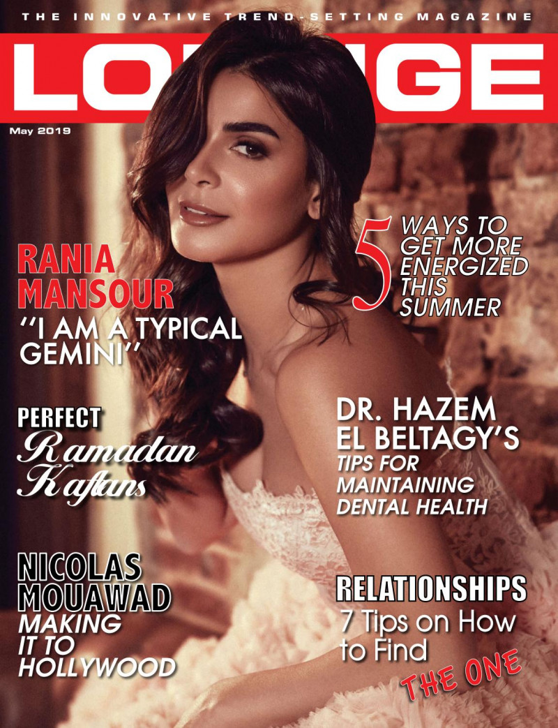 Rania Mansour featured on the Lounge cover from May 2019