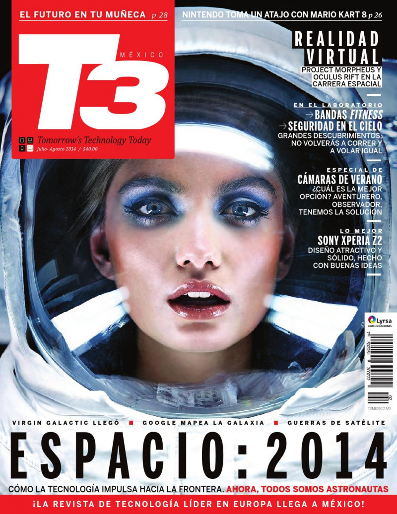  featured on the T3 Mexico cover from July 2014