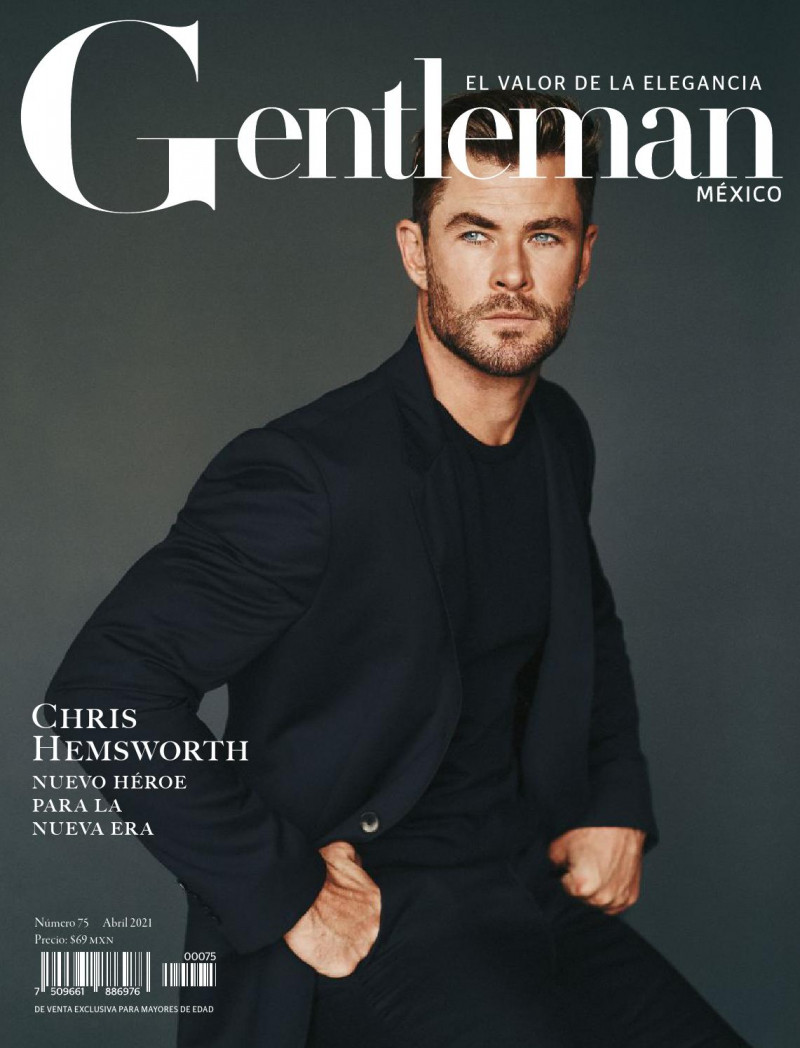 Chris Hemsworth featured on the Gentleman Mexico cover from April 2021