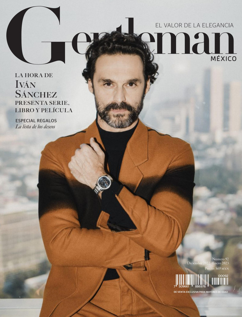 Ivan Sanchez featured on the Gentleman Mexico cover from December 2022