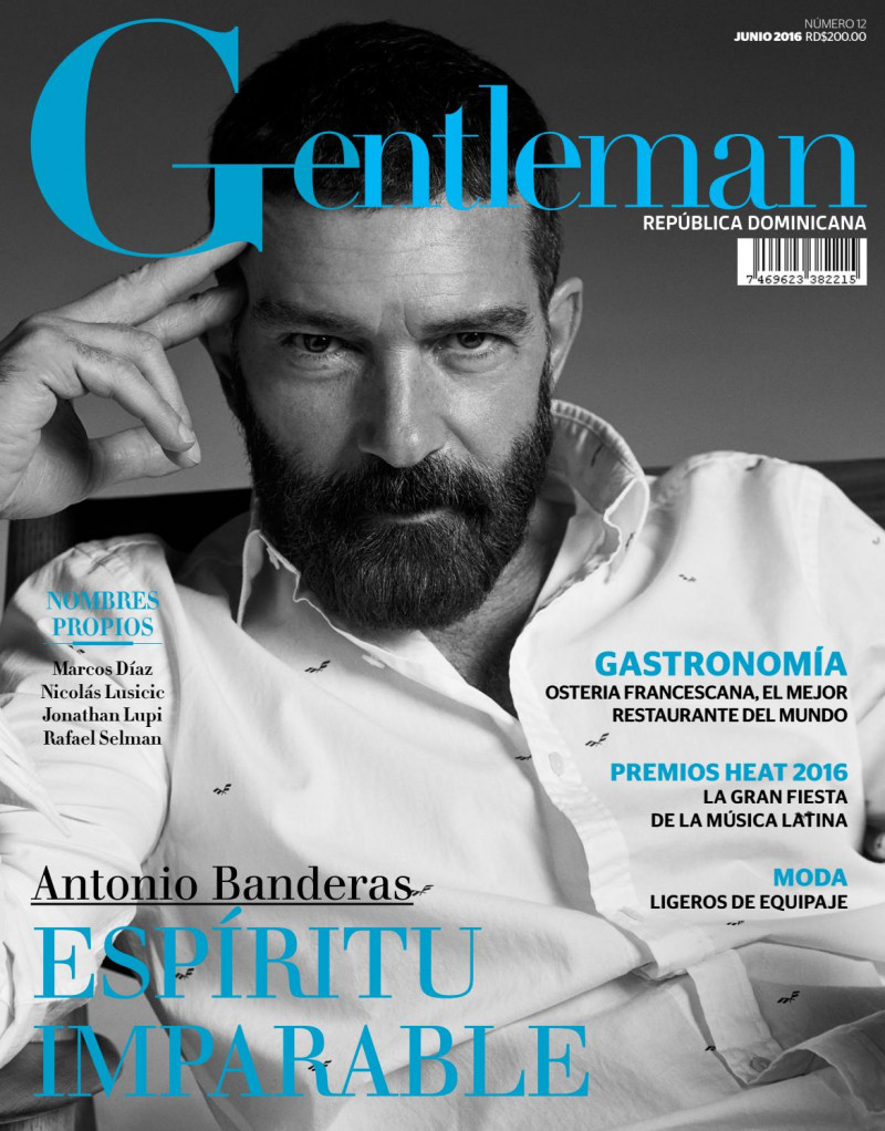 Antonio Banderas featured on the Gentleman Dominican Republic cover from June 2016