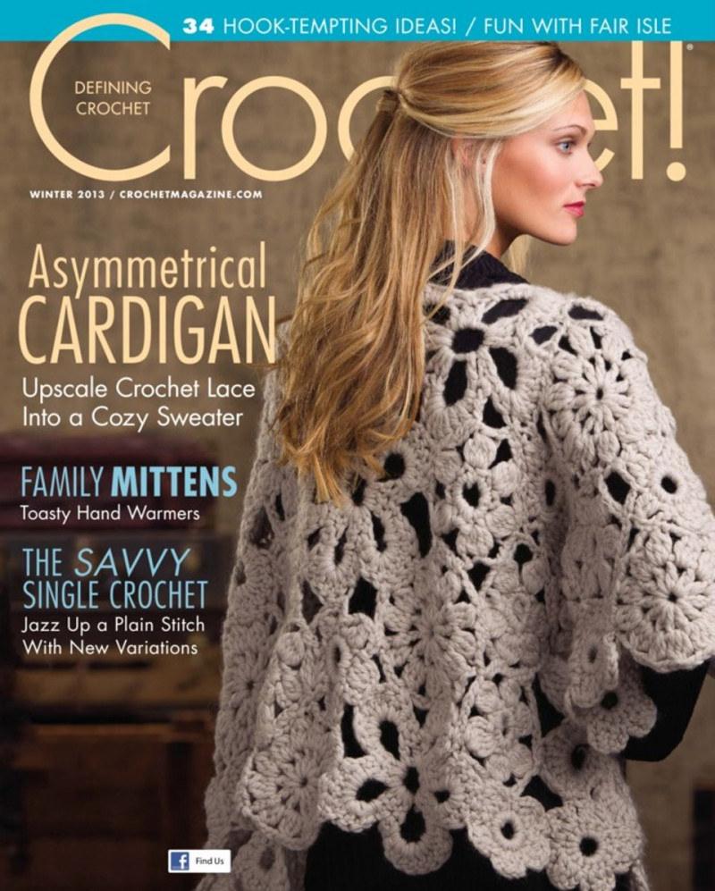  featured on the Crochet! cover from December 2013