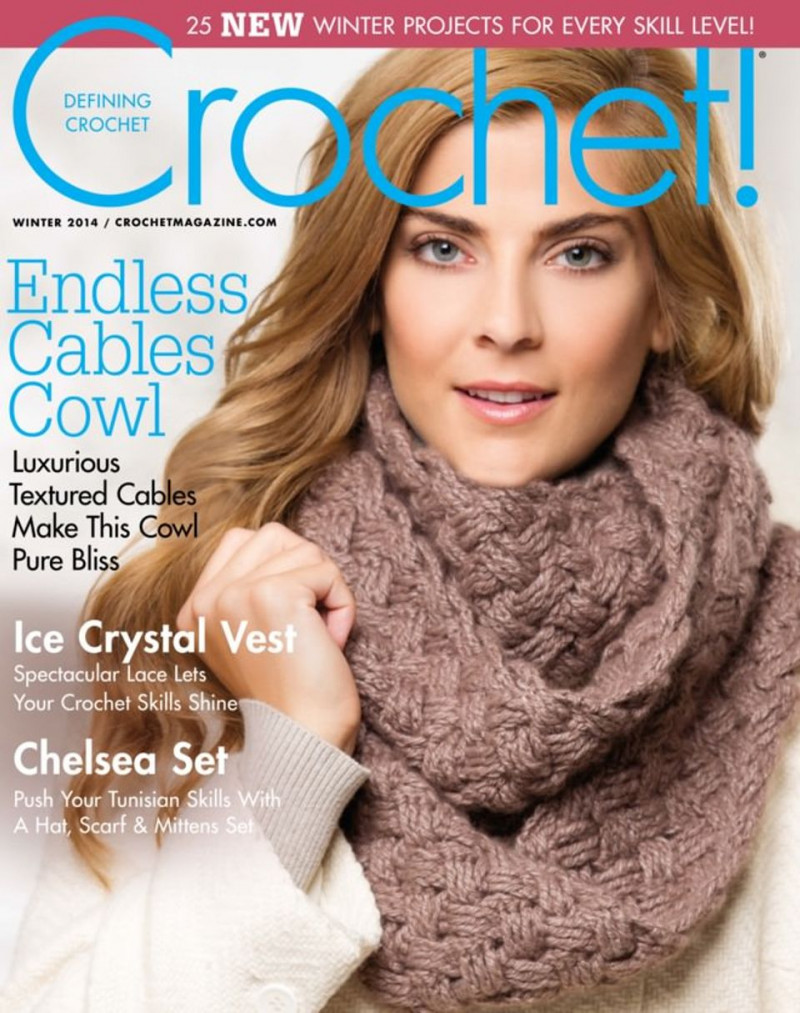  featured on the Crochet! cover from December 2014