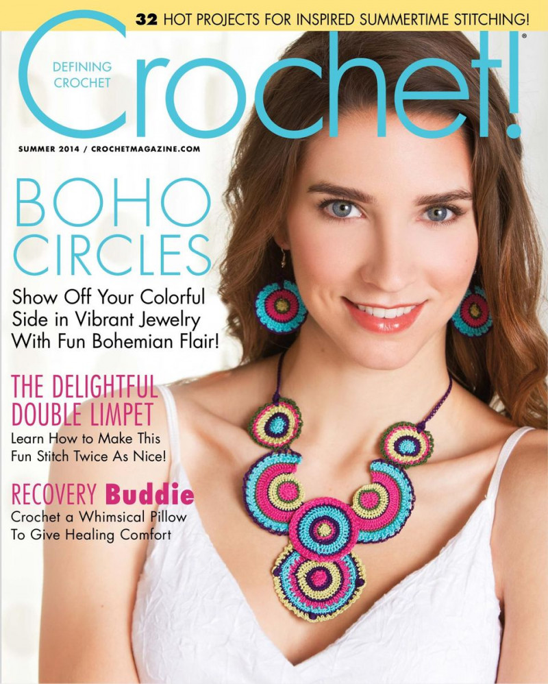  featured on the Crochet! cover from June 2014