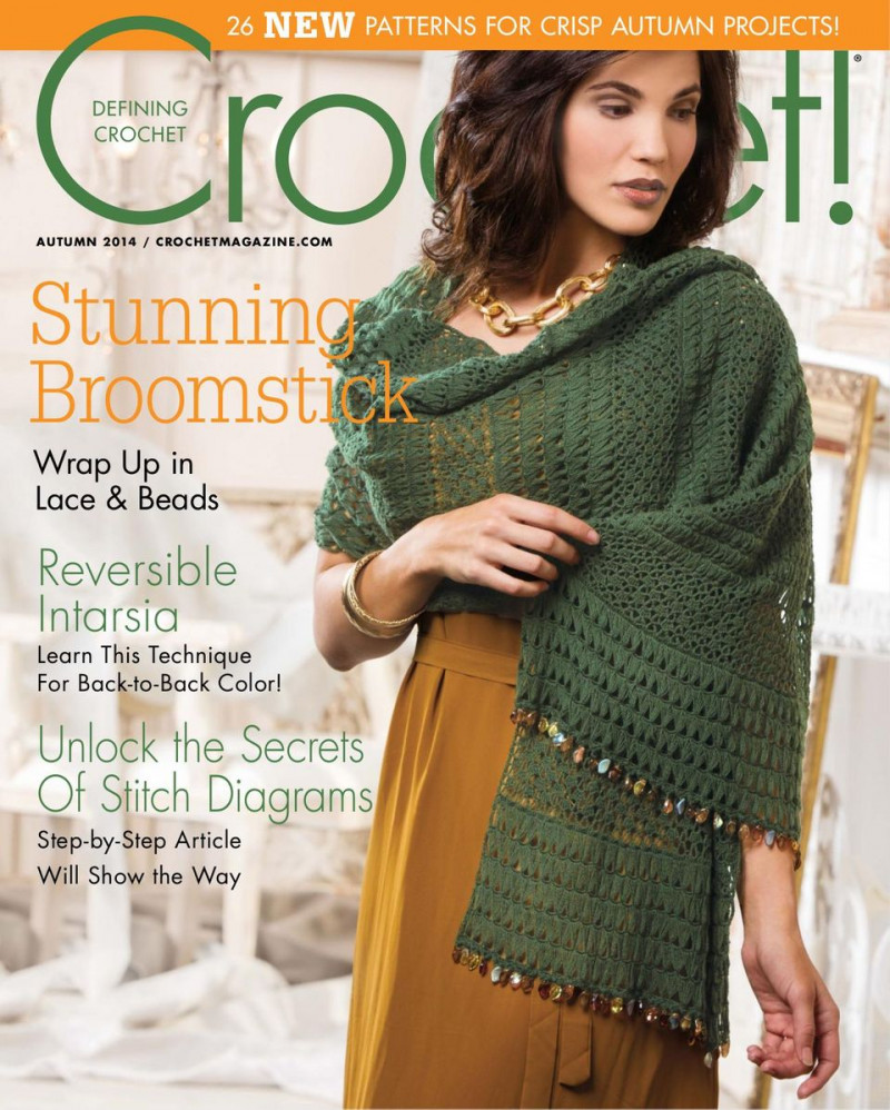  featured on the Crochet! cover from September 2014