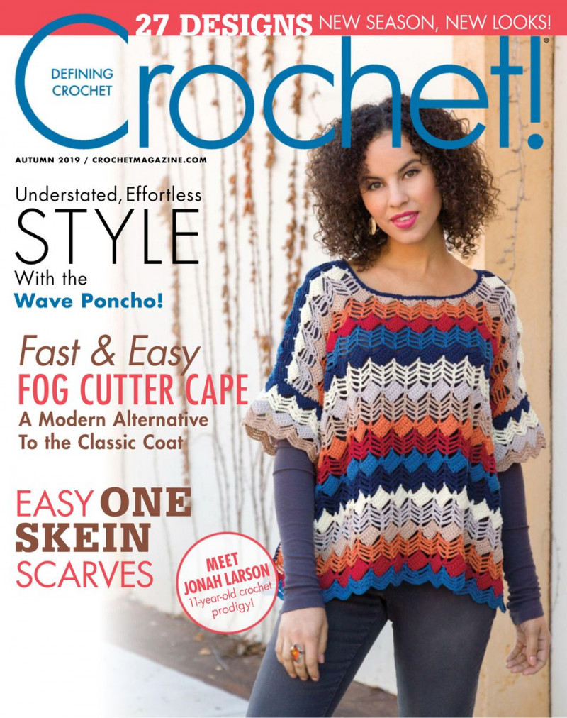  featured on the Crochet! cover from September 2019