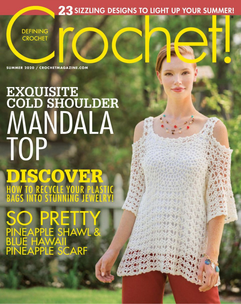  featured on the Crochet! cover from June 2020