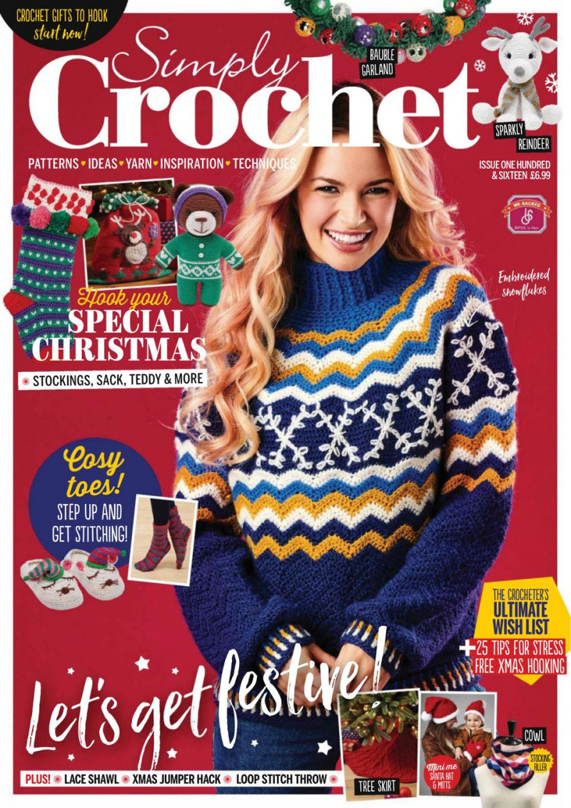  featured on the Simply Crochet cover from October 2021