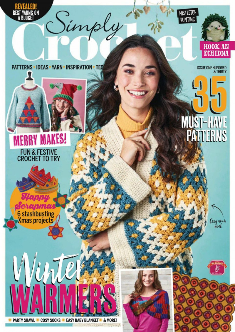  featured on the Simply Crochet cover from December 2022