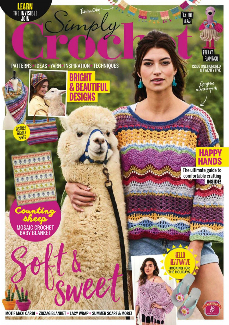  featured on the Simply Crochet cover from July 2022