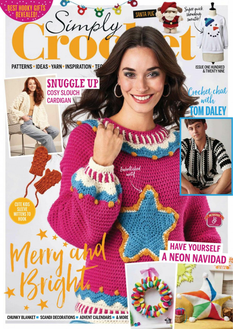  featured on the Simply Crochet cover from November 2022