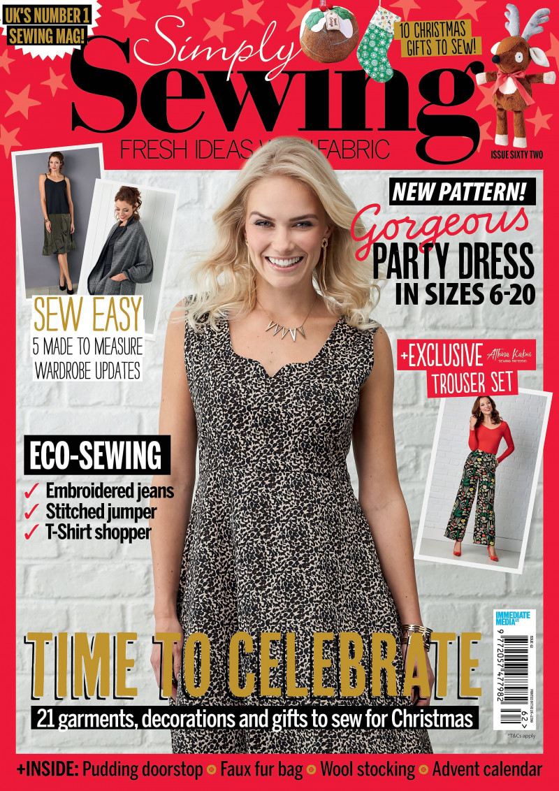  featured on the Simply Sewing cover from November 2019