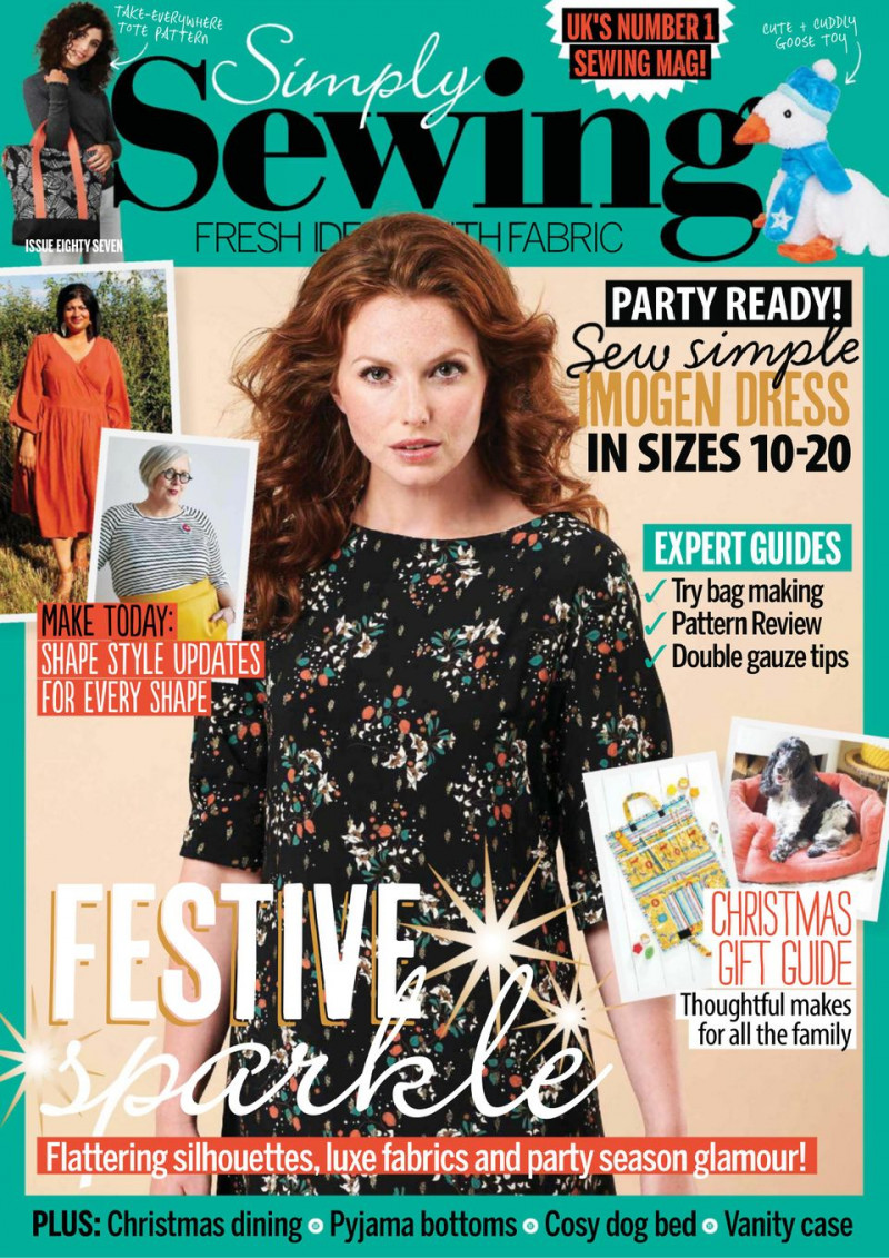  featured on the Simply Sewing cover from August 2021