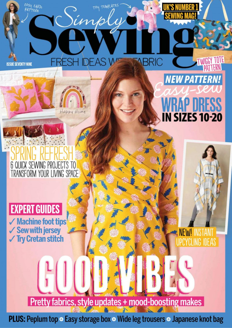  featured on the Simply Sewing cover from July 2021