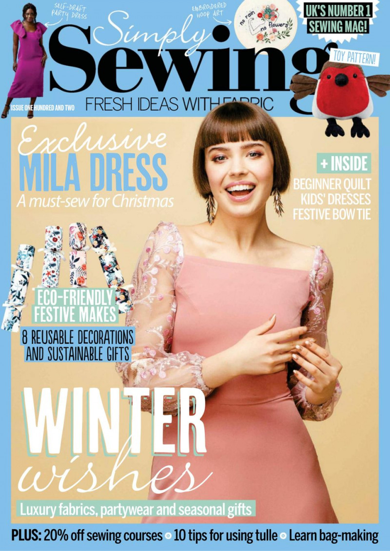  featured on the Simply Sewing cover from December 2022