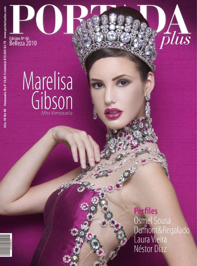 Marelisa Gibson featured on the Portada Plus cover from April 2010