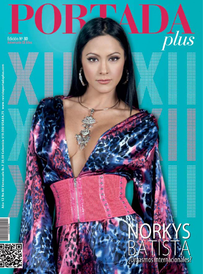 Norkys Batista featured on the Portada Plus cover from January 2013