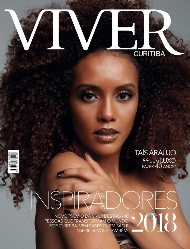 Tais Araujo featured on the Viver Curitiba cover from December 2018