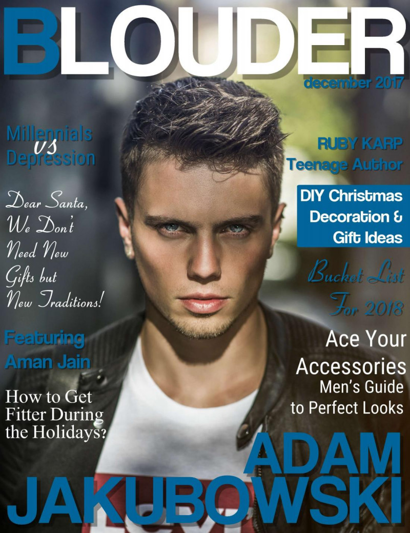 Adam Jakubowski featured on the B Louder cover from December 2017