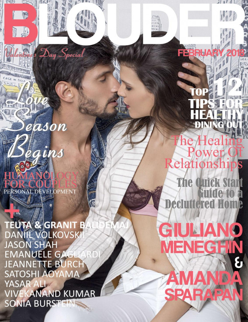 Giuliano Meneghin, Amanda Sparapan featured on the B Louder cover from February 2018