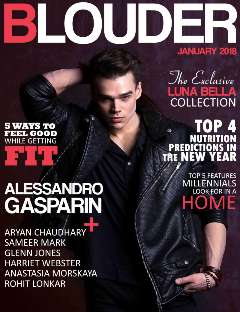 Alessandro Gasparin featured on the B Louder cover from January 2018