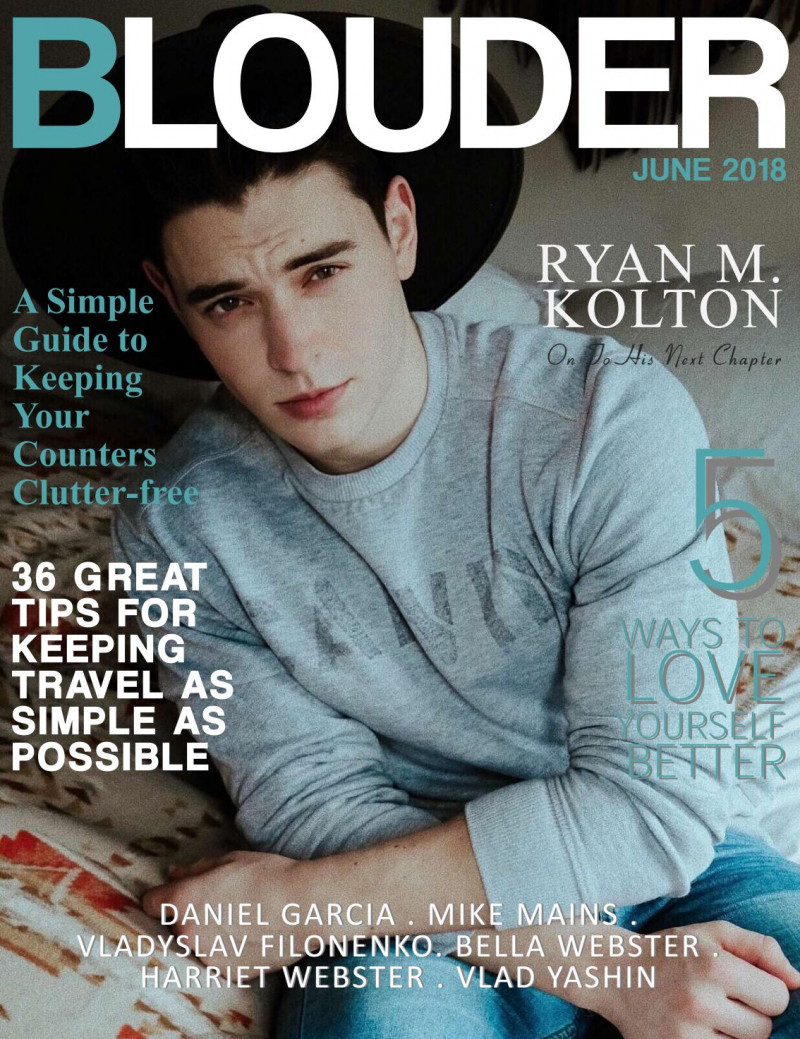 Ryan M. Kolton featured on the B Louder cover from June 2018