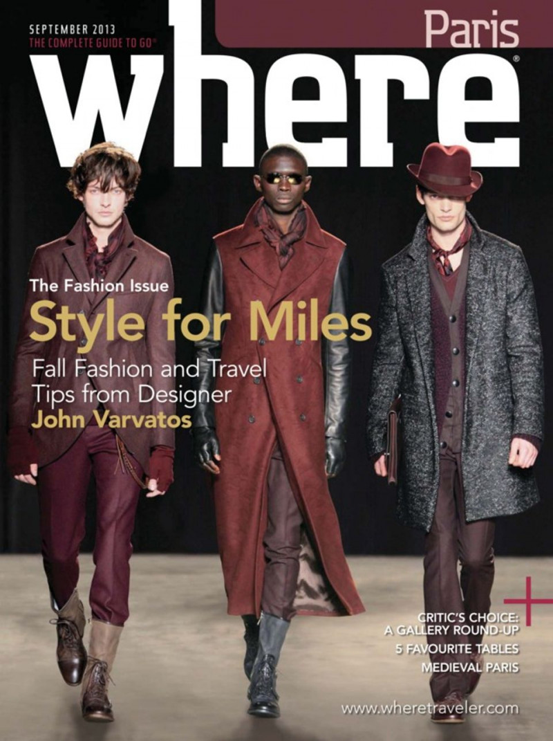  featured on the Where Paris cover from September 2013