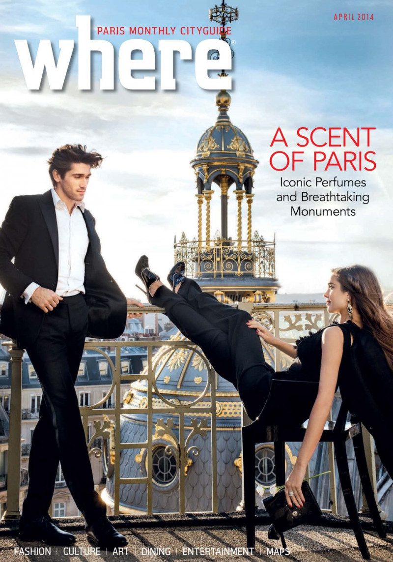  featured on the Where Paris cover from April 2014