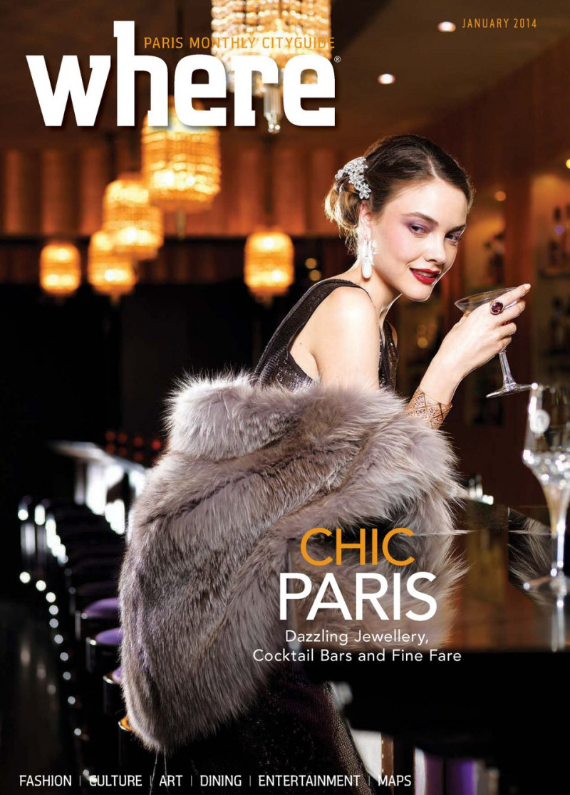  featured on the Where Paris cover from January 2014