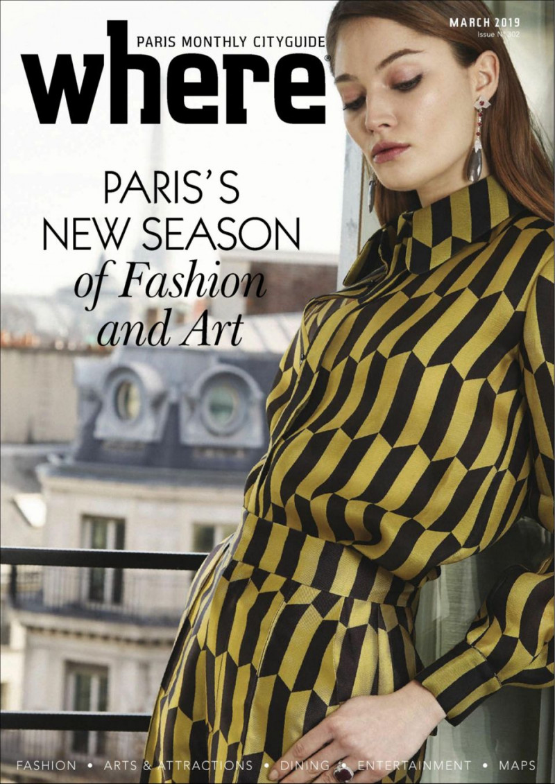  featured on the Where Paris cover from March 2019
