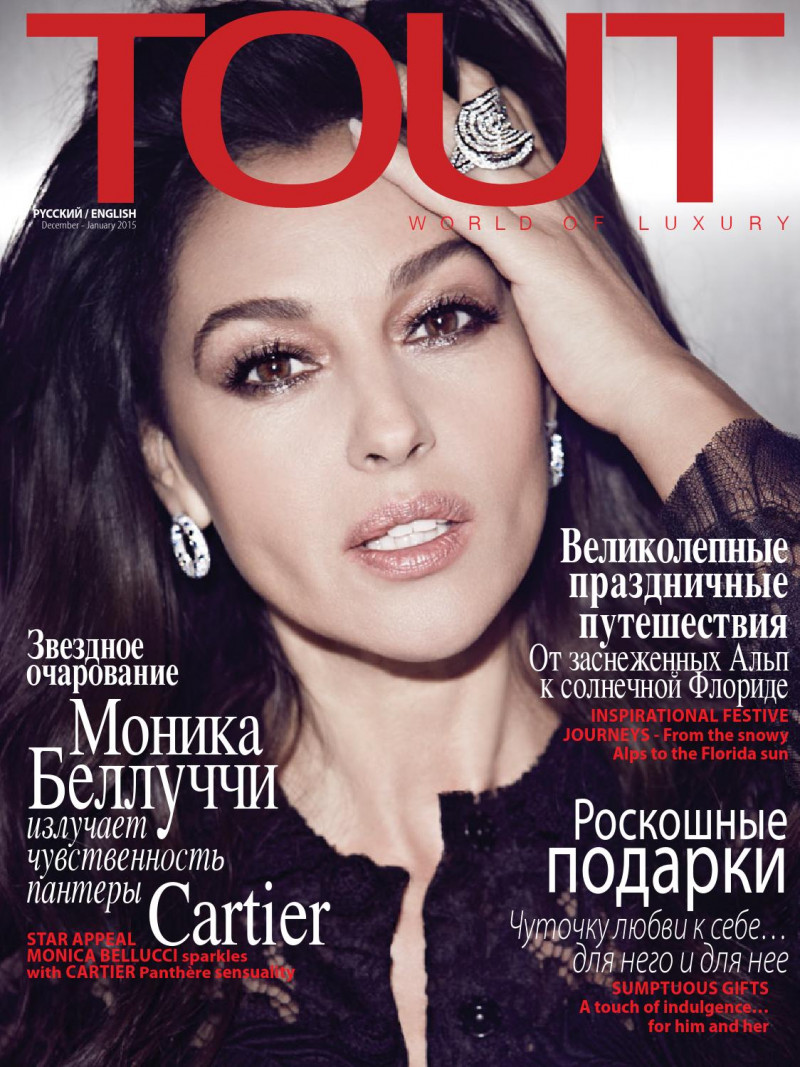 Monica Bellucci featured on the Tout cover from December 2014