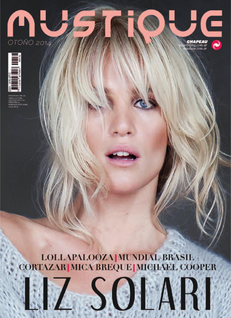 Liz Solari featured on the Mustique cover from September 2014
