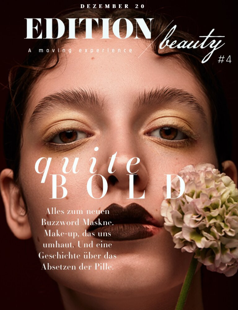  featured on the Edition Beauty cover from December 2020
