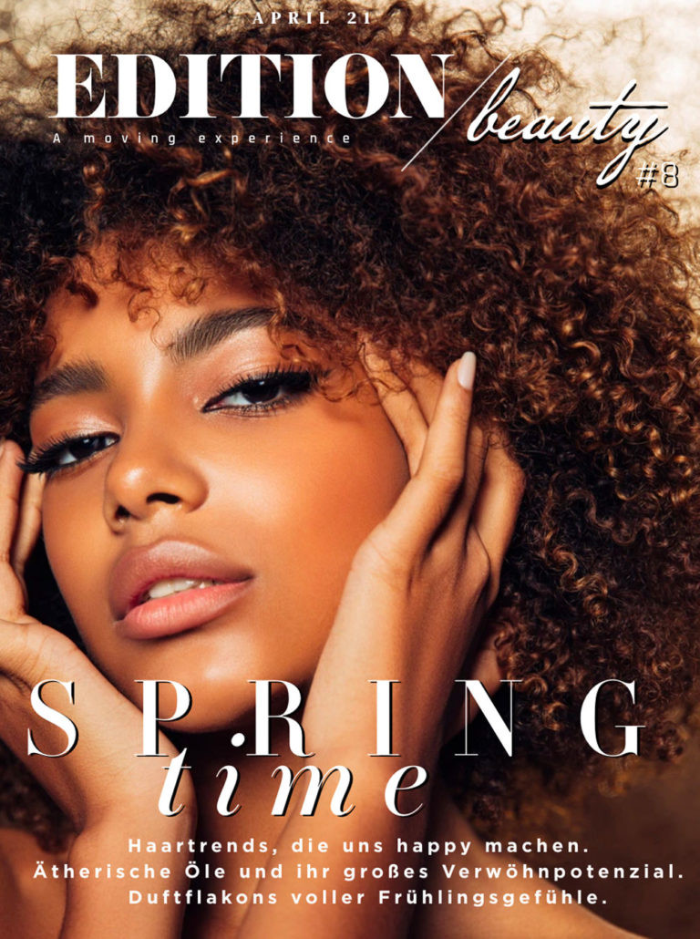  featured on the Edition Beauty cover from April 2021