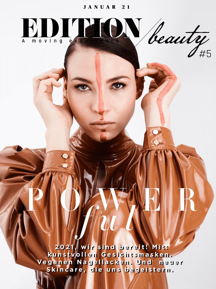  featured on the Edition Beauty cover from January 2021