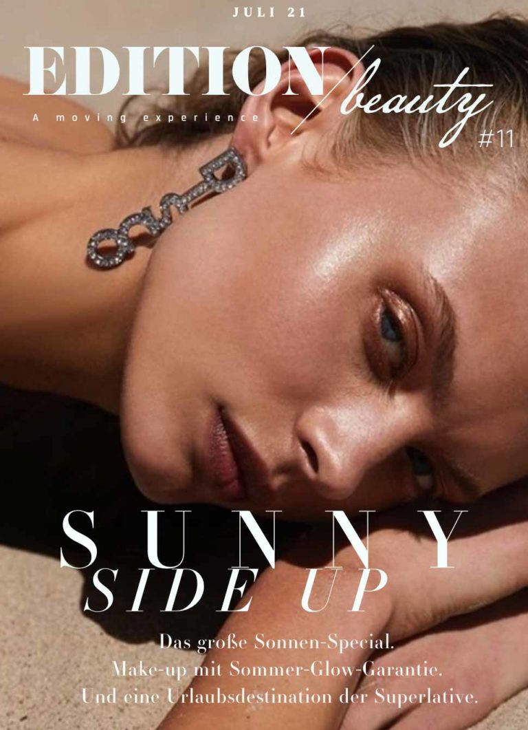  featured on the Edition Beauty cover from July 2021