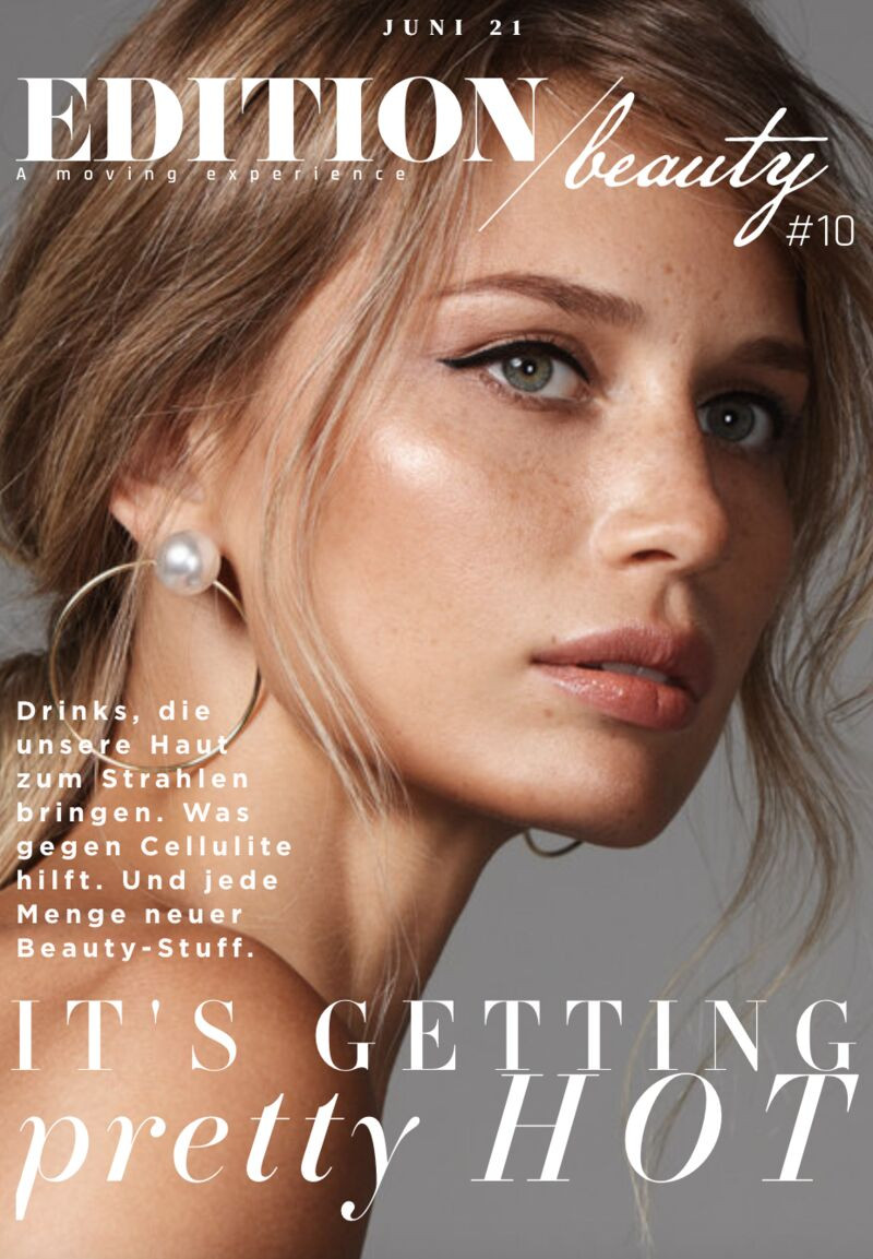  featured on the Edition Beauty cover from June 2021