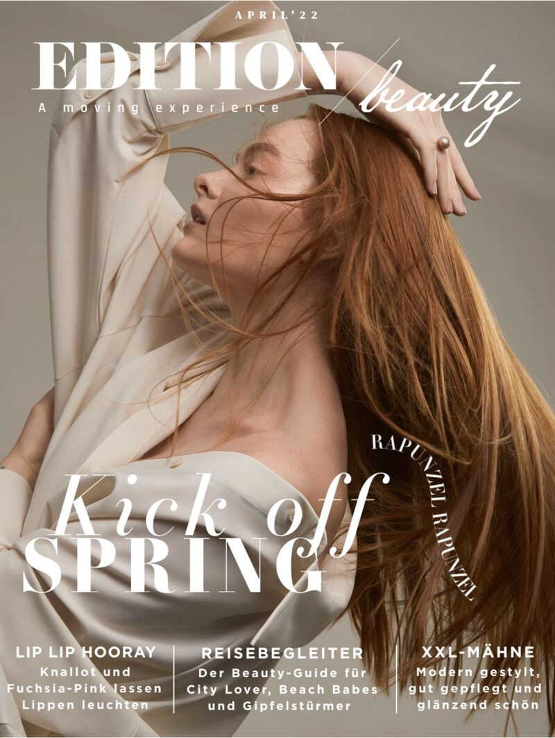  featured on the Edition Beauty cover from April 2022