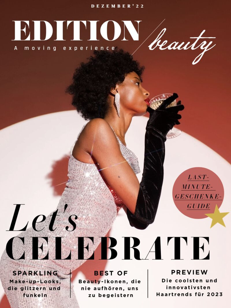  featured on the Edition Beauty cover from December 2022