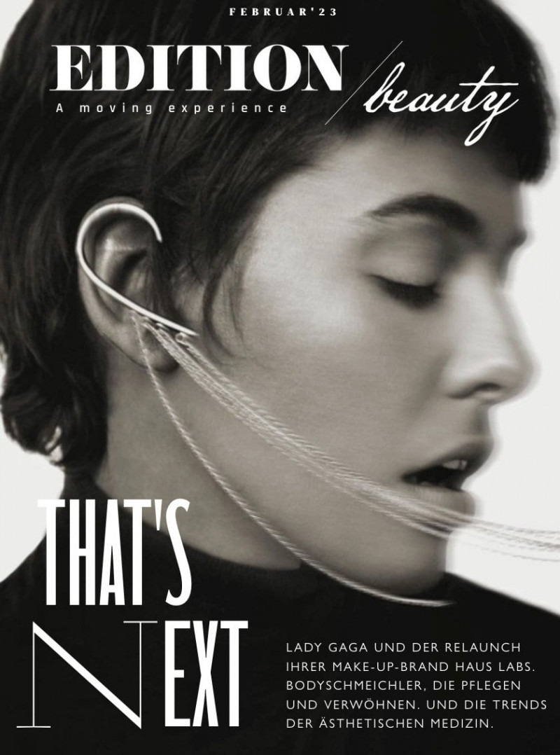  featured on the Edition Beauty cover from February 2023