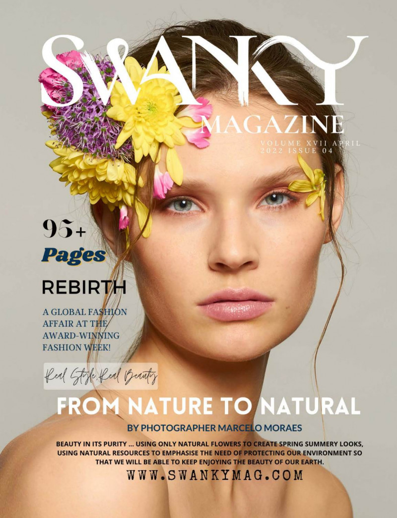  featured on the Swanky Magazine cover from April 2022