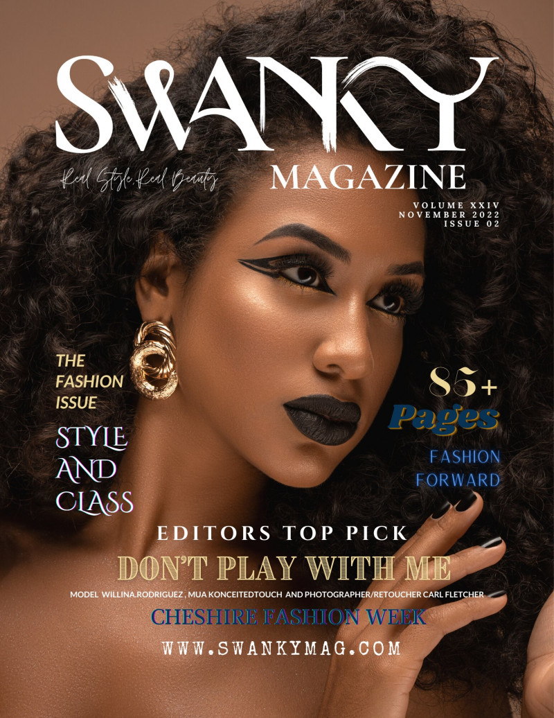 Willina Rodriguez featured on the Swanky Magazine cover from November 2022