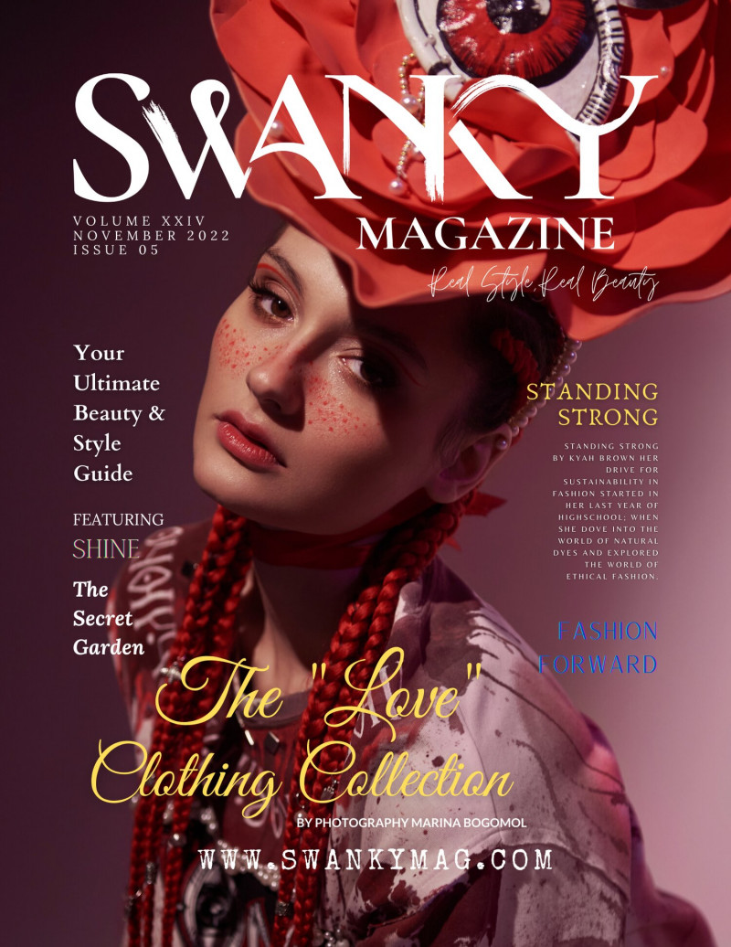  featured on the Swanky Magazine cover from November 2022