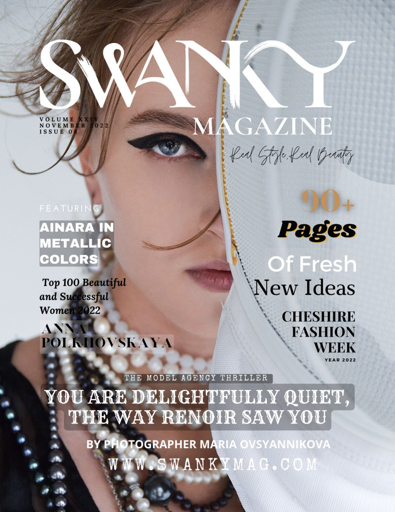  featured on the Swanky Magazine cover from November 2022